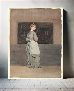 Πίνακας, Blackboard (1877) by Winslow Homer