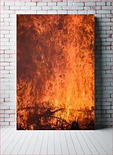 Πίνακας, Blazing Flames Φλεγόμενες φλόγες