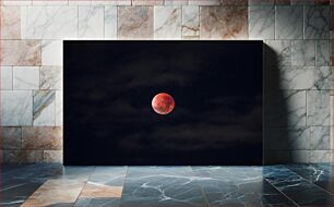 Πίνακας, Blood Moon in Night Sky Blood Moon in Night Sky