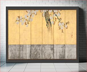 Πίνακας, Blossoming Cherry Trees after Sakai Hōitsu