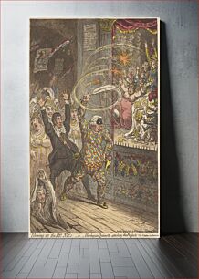 Πίνακας, Blowing up the Pic Nic's: or Harlequin Quioxtte Attacking the Puppets
