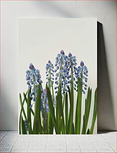 Πίνακας, Blue and Purple Flowers Μπλε και μωβ λουλούδια