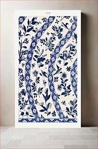 Πίνακας, Blue flower pattern, Examples of Chinese Ornament selected from objects in the South Kensington Museum and other collections by Owen Jones