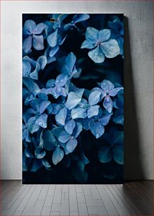 Πίνακας, Blue Hydrangeas Μπλε ορτανσίες