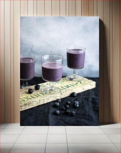 Πίνακας, Blueberry Smoothie Smoothie βατόμουρου