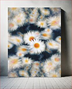 Πίνακας, Blurred Daisies in Bloom Θολές μαργαρίτες στο Bloom