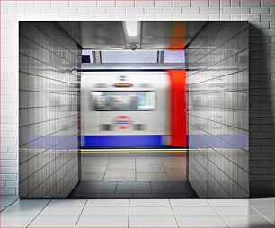 Πίνακας, Blurred Subway in Motion Θολό μετρό σε κίνηση