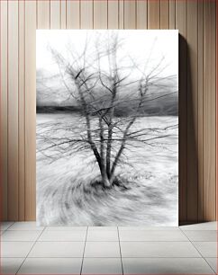 Πίνακας, Blurred Tree in Motion Θολό δέντρο σε κίνηση