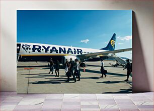 Πίνακας, Boarding a Ryanair Plane Επιβίβαση σε αεροπλάνο της Ryanair