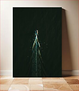 Πίνακας, Boat on Dark Waters Βάρκα στα σκοτεινά νερά
