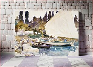 Πίνακας, Boats (1913) by John Singer Sargent