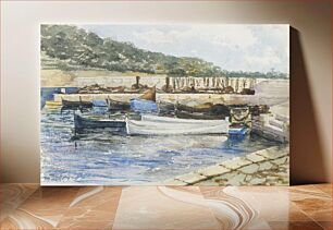 Πίνακας, Boats by John Singer Sargent (1856–1925)