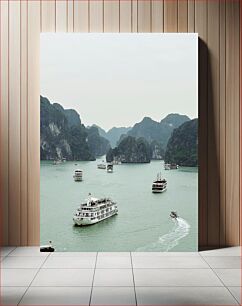 Πίνακας, Boats on Halong Bay Βάρκες στον κόλπο Halong