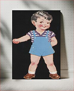 Πίνακας, Bob paper doll with head turned to the right