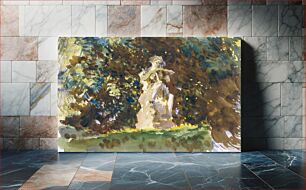 Πίνακας, Boboli Garden, Florence (ca. 1906–1907) by John Singer Sargent