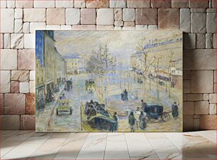 Πίνακας, Boulevard Rochechouart (1880) by Camille Pissarro