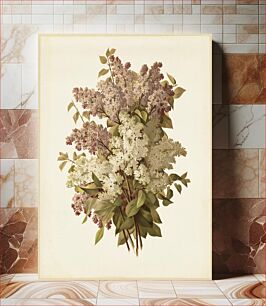 Πίνακας, Bouquet of lilacs