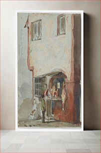 Πίνακας, Boutique de Boucher–Saverne by James McNeill Whistler