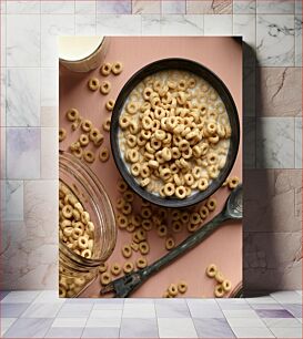 Πίνακας, Bowl of Breakfast Cereal Μπολ με δημητριακά πρωινού