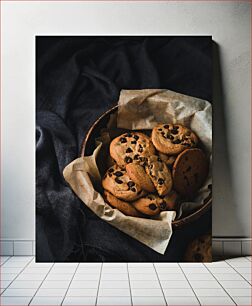 Πίνακας, Bowl of Chocolate Chip Cookies Μπολ με μπισκότα σοκολάτας