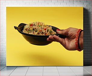 Πίνακας, Bowl of Fried Rice Μπολ Τηγανητό Ρύζι
