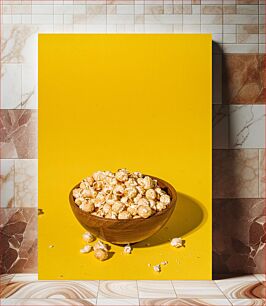 Πίνακας, Bowl of Popcorn Μπολ με ποπ κορν