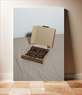 Πίνακας, Box of Chocolate Brownies Κουτί μπράουνις σοκολάτας