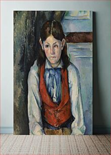 Πίνακας, Boy in a Red Vest (Le Garçon au gilet rouge) (ca. 1888–1890) by Paul Cézanne