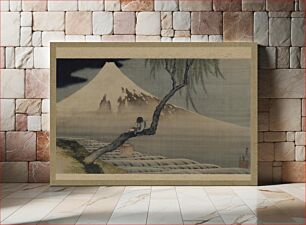 Πίνακας, Boy Viewing Mount Fuji by Katsushika Hokusai