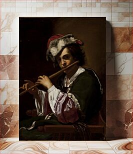 Πίνακας, Boy with a Flute by Simon Vouet