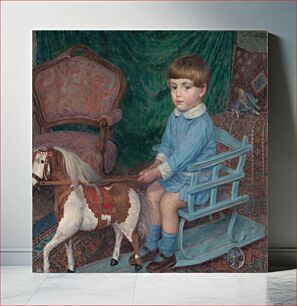 Πίνακας, Boy with a little horse, Ivan Žabota