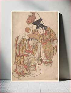 Πίνακας, Boys Maquerading as Daikoku and Ebisu