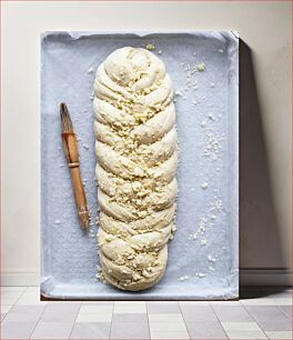 Πίνακας, Braided Dough Preparation Προετοιμασία πλεκτής ζύμης