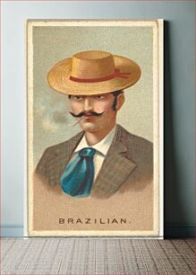 Πίνακας, Brazilian, from World's Smokers series (N33) for Allen & Ginter Cigarettes