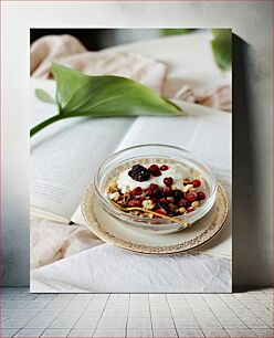 Πίνακας, Breakfast with Berries and Yogurt Πρωινό με μούρα και γιαούρτι