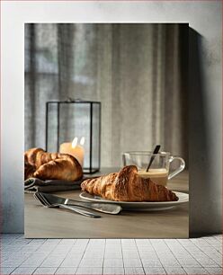 Πίνακας, Breakfast with Croissants Πρωινό με κρουασάν