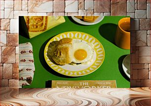 Πίνακας, Breakfast with Egg Sandwich Πρωινό με Σάντουιτς Αυγών