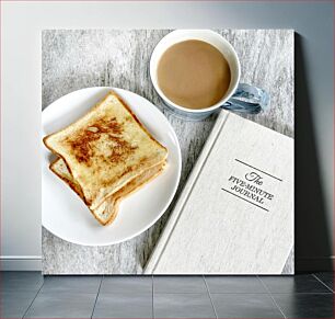 Πίνακας, Breakfast with Journal Πρωινό με Περιοδικό