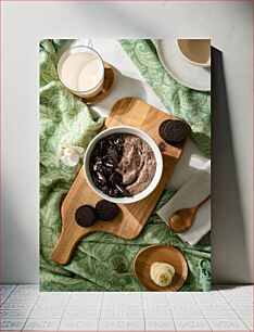 Πίνακας, Breakfast with Milk and Cookies Πρωινό με γάλα και μπισκότα