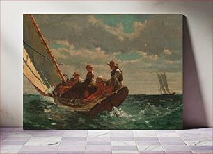 Πίνακας, Breezing Up, A Fair Wind (ca. 1873–1876) by Winslow Homer