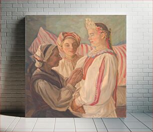 Πίνακας, Bride from heľpa by Štefan Polkoráb
