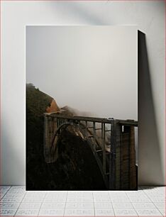 Πίνακας, Bridge in the Fog Γέφυρα στην ομίχλη