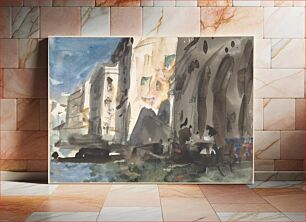Πίνακας, Bridge on the Grand Canal, Venice by Hercules Brabazon Brabazon