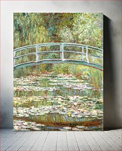 Πίνακας, Bridge over a Pond of Water Lilies by Claude Monet