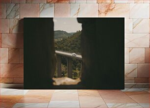 Πίνακας, Bridge View Through Archway Άποψη γέφυρας μέσω της αψίδας