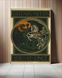 Πίνακας, Britain needs you at once / printed by Spottiswoode & Co. Ltd. London E.C