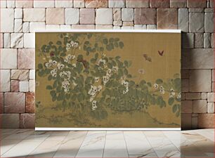 Πίνακας, Broad Bean Flowers and Butterflies