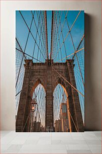 Πίνακας, Brooklyn Bridge at Dusk Γέφυρα του Μπρούκλιν στο σούρουπο