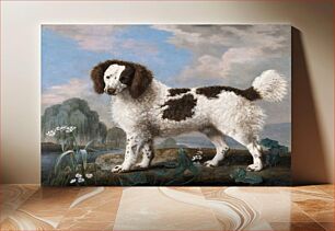 Πίνακας, Brown and White Norfolk or Water Spaniel (1778) by George Stubbs