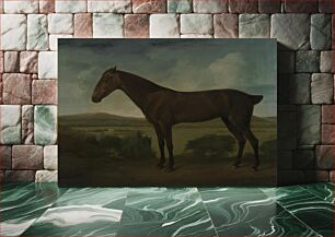 Πίνακας, Brown Horse in a Hilly Landscape